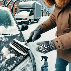 روش‌های مؤثر و سریع برای پاک کردن برف از روی خودرو