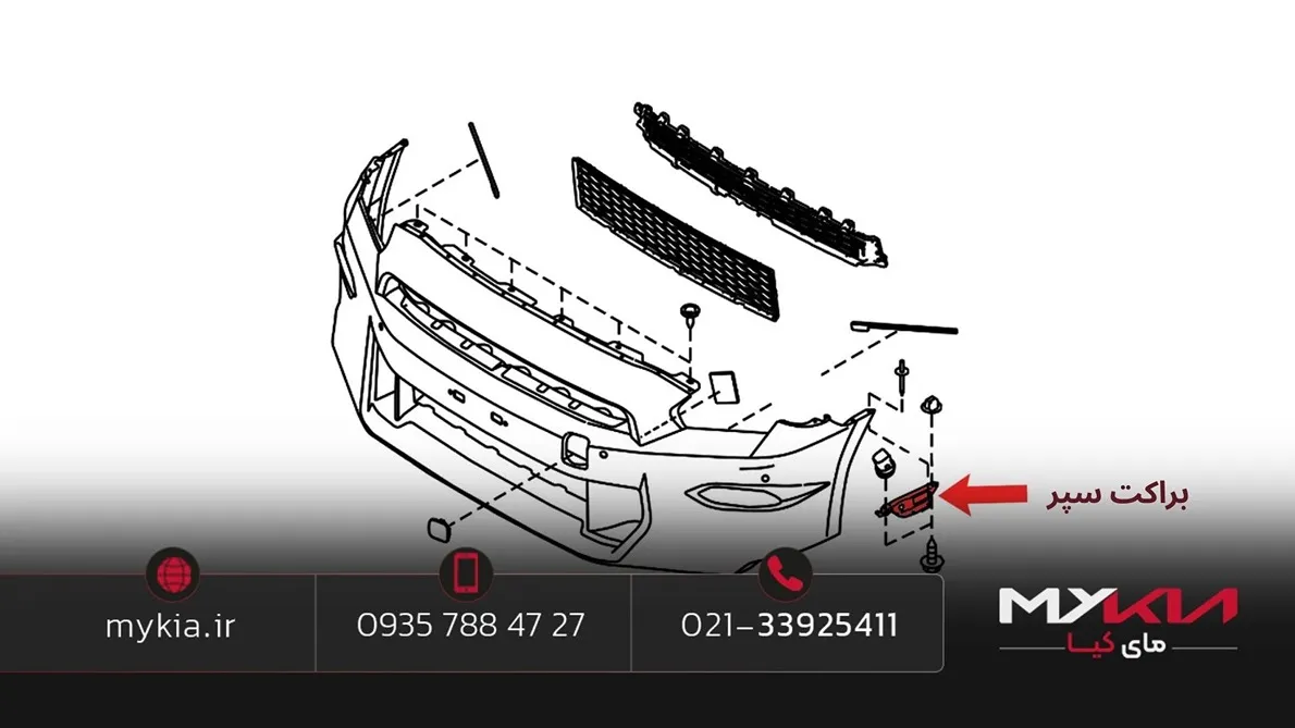 براکت سپر خودرو
