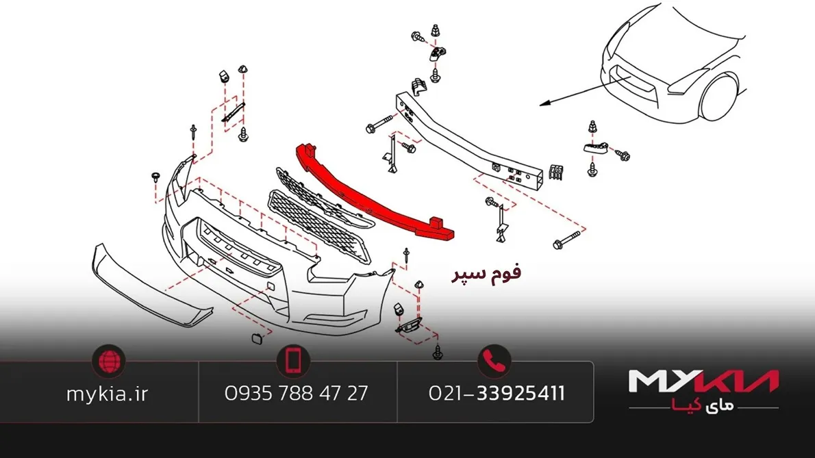 فوم سپر خودرو